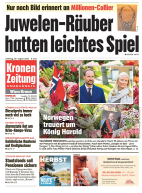 Cover of Kronen Zeitung