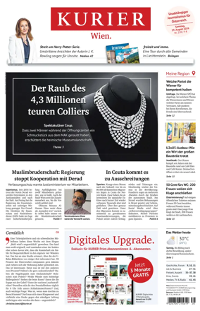 Cover of Kurier (Samstag)