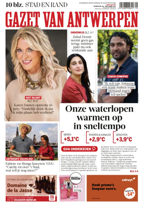 Cover of Gazet van Antwerpen Stad en Rand