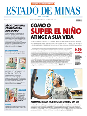 Cover of Estado de Minas (Brazil)