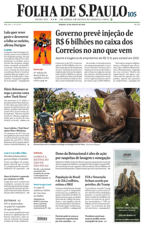 Cover of Folha de S.Paulo