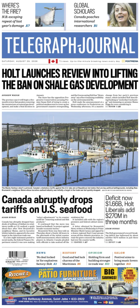 Cover of Telegraph-Journal