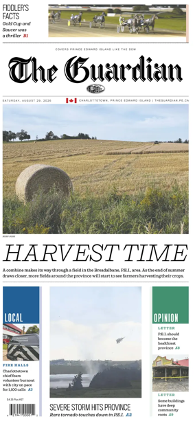 Cover of The Guardian (Charlottetown)