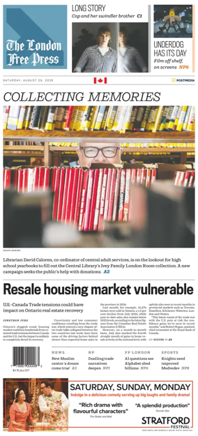Cover of The London Free Press