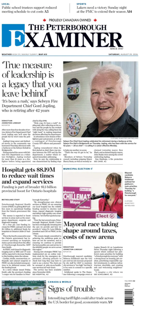 Cover of The Peterborough Examiner