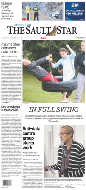 Cover of The Sault Star