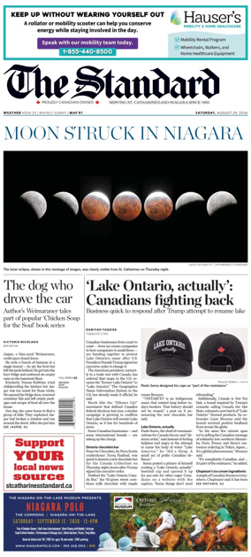 Cover of The Standard (St. Catharines)