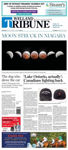 Cover of The Welland Tribune