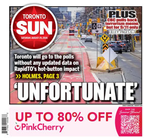 Cover of Toronto Sun