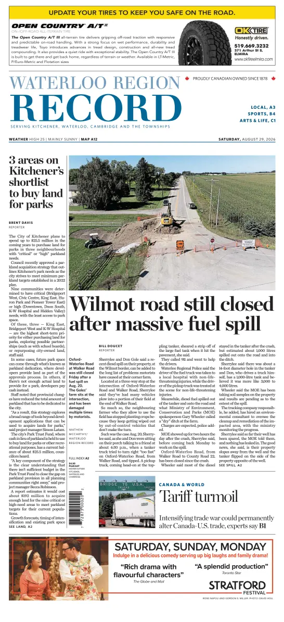 Cover of Waterloo Region Record