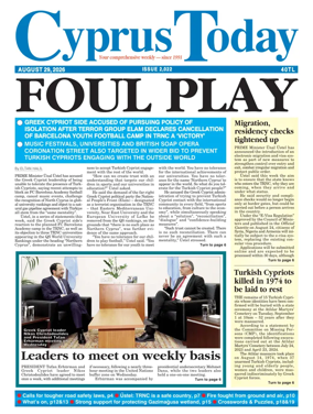 Cover of Cyprus Today
