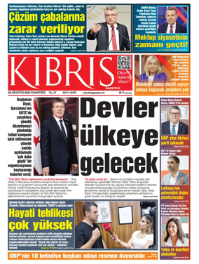 Cover of Kibris Gazetesi