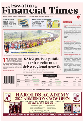 Cover of Eswatini Financial Times