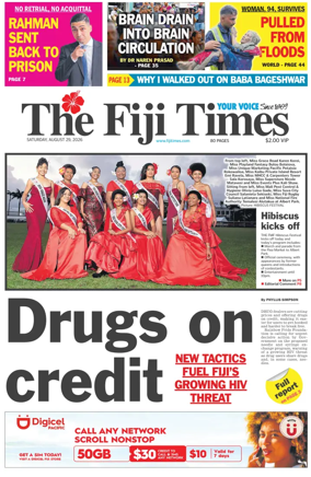 Cover of The Fiji Times