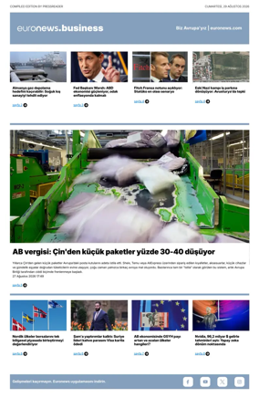 Cover of Euronews Business (Turkish) Compiled Editions