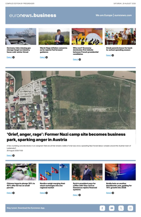 Cover of Euronews Business