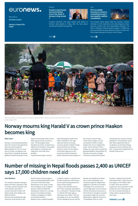 Cover of EuroNews (English Edition)