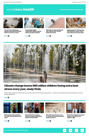 Cover of Euronews Health (English) Compiled Edition