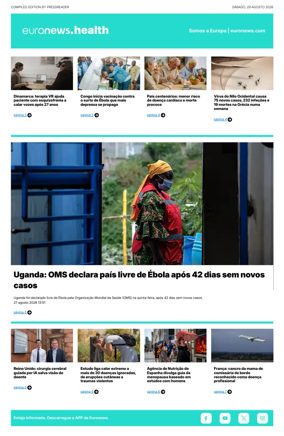 Cover of Euronews Health (Portuguese)