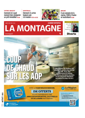 Cover of La Montagne (Clermont-Metropole)