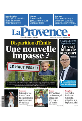 Cover of La Provence Alpes-de-Haute-Provence