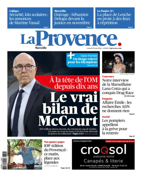 Cover of La Provence Marseille
