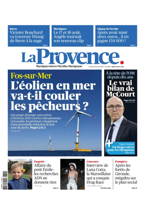 Cover of La Provence Martigues-Istres-Vitrolles-Marignane
