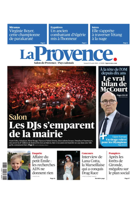 Cover of La Provence Salon-de-Provence / Pays salonais