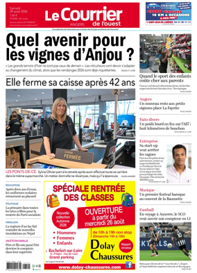 Cover of Le Courrier de l’Ouest (Angers)