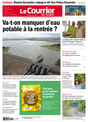 Cover of Le Courrier de l’Ouest (Deux-Sevres)