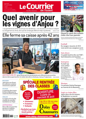 Cover of Le Courrier de l’Ouest (Nord Anjou)