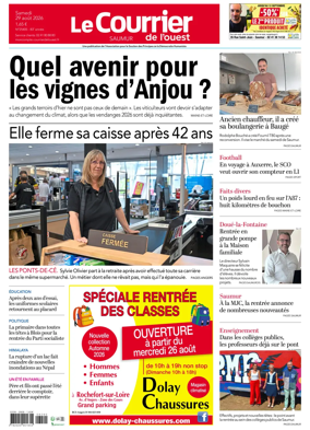 Cover of Le Courrier de l’Ouest (Saumur)