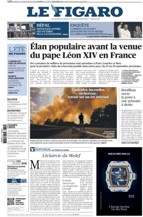 Cover of Le Figaro