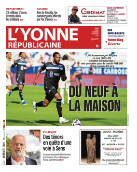 Cover of L'Yonne Republicaine