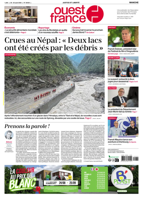 Cover of Ouest France (Manche)