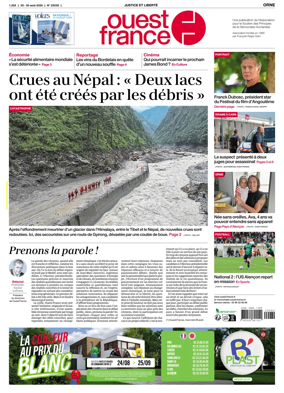 Cover of Ouest France (Orne)