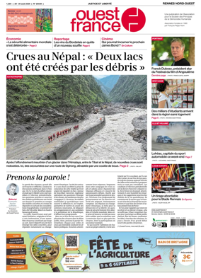 Cover of Ouest-France (Rennes Nord-Ouest)