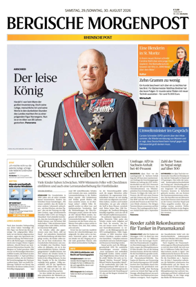 Cover of Bergische Morgenpost Wermelskirchen/Huckeswagen/Radevormwald