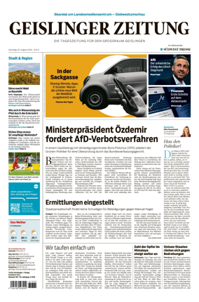 Cover of Geislinger Zeitung