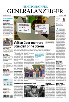 Cover of Hennigsdorfer Generalanzeiger