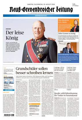 Cover of Neuss-Grevenbroicher Zeitung Neuss