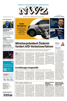 Cover of NWZ – Neue Wurttembergische Zeitung