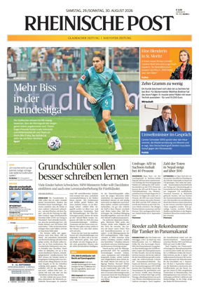 Cover of Rheinische Post - Monchengladbach and Korschenbroich
