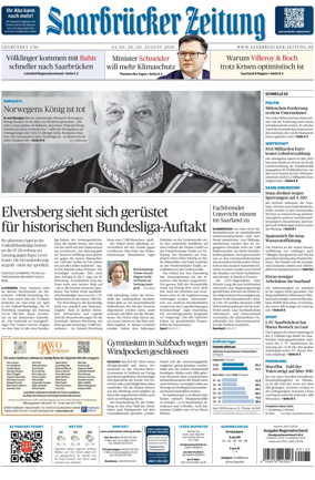 Cover of Saarbruecker Zeitung