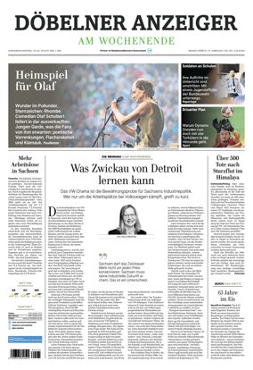 Cover of Sachsische Zeitung (Dobeln)
