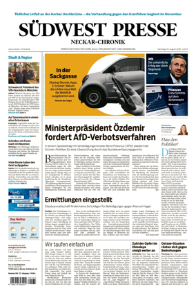 Cover of SUDWEST PRESSE - Neckar-Chronik