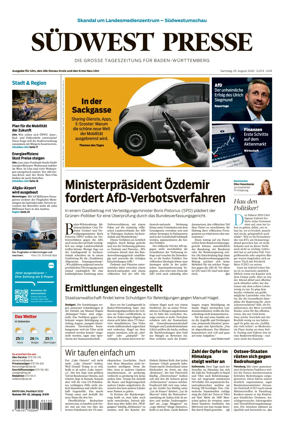 Cover of Sudwest Presse