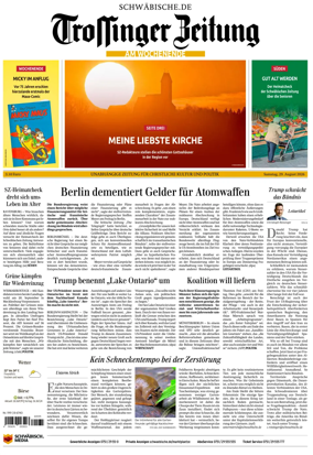 Cover of Trossinger Zeitung