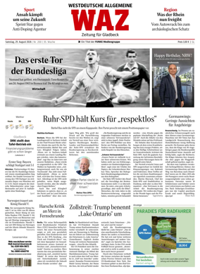 Cover of Westdeutsche Allgemeine Zeitung (Gladbeck)