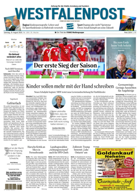 Cover of Westfalenpost (Arnsberg)